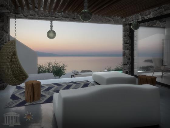 highend luxury villa in Greece with unique sea view